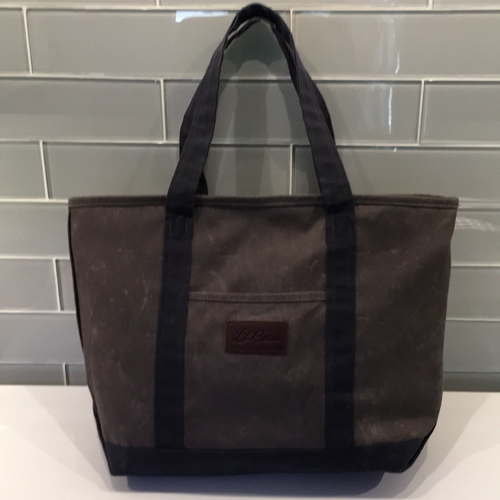 LLBean Waxed Canvas Medium Tote